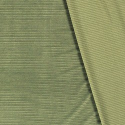 Tissu Velours Maille jersey Vert Amande grosses côtes 4,5 mm | Tissus Loup