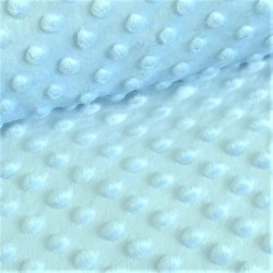 Tissu Minky Bleu Ciel | Tissus Loup