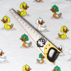Tissu French Terry Petits Canards | Tissus Loup