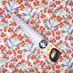 Tissu Coton liberty Fleurs de Champ Bohème | Tissus Loup