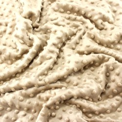 Tissu Minky Couleur Sable | Tissus Loup