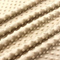 Tissu Minky Couleur Sable | Tissus Loup