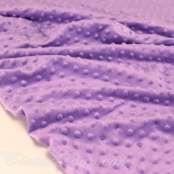 Tissu Minky Lilas | Tissus Loup