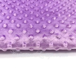 Tissu Minky Lilas | Tissus Loup