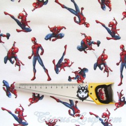 Tissu Coton Spiderman | Tissus Loup