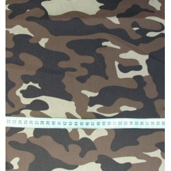 Tissu Camouflage Militaire Armée Safari | Tissus Loup