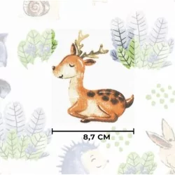Tissu Coton Animaux de la Forêt | Tissus Loup
