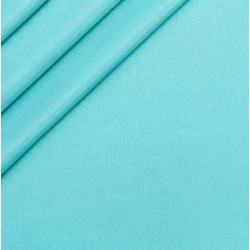 Tissu coton turquoise | Tissus Loup