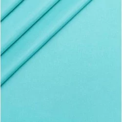 Tissu turquoise en coton | Tissus Loup
