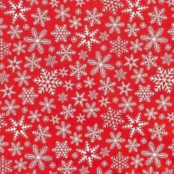 Tissu Flocon de Neige - Noël | Tissus Loup