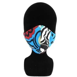 Masque protection barrière Art design à la mode réutilisable AFNOR | Tissus Loup