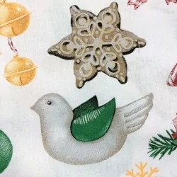 Tissu Coton Noël Magique | Tissus Loup