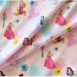 Tissu Coton Princesses Disney | Tissus Loup