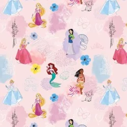 Tissu Coton Princesses Disney | Tissus Loup