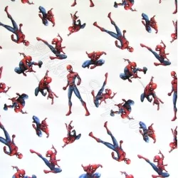 Tissu Coton Spiderman | Tissus Loup