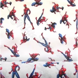 Tissu Coton Spiderman | Tissus Loup