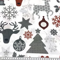 Tissu Coton La Magie de Noël | Tissus Loup