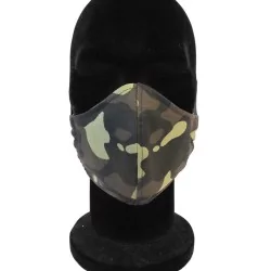 Masque protection barrière camouflage homme design à la mode réutilisable AFNOR | Tissus Loup