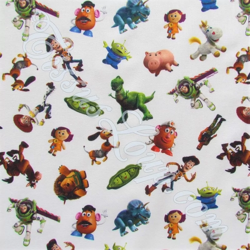 Tissu Coton Toy Story Disney| Tissus Loup