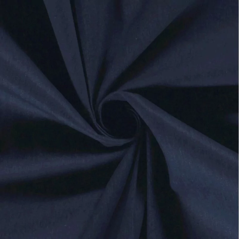 Tissu Jean Denim pré-lavé bleu marine foncé | Tissus Loup