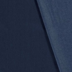 Tissu Jean Denim pré-lavé bleu marine | Tissus Loup