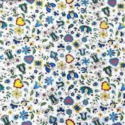 Tissu Coton fleurs magiques | Tissus Loup