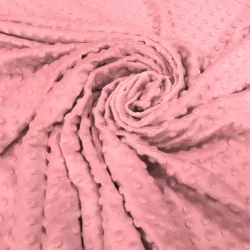 Tissu Minky Vieux Rose | Tissus Loup