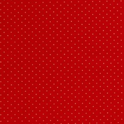 Tissu Coton Pois Dorés 2 mm Fond Rouge | Tissus Loup