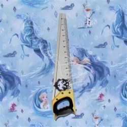 Tissu Coton Reine de Neige Elsa et Cheval Nokk Frozen 2 Disney | Tissus Loup