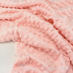 Tissu Minky Rose Pâle | Tissus Loup