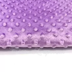 Tissu Minky Lilas | Tissus Loup