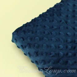Tissu Minky Bleu Marine | Tissus Loup