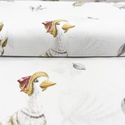 Tissu Coton Madame Oie | Tissus Loup