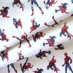 Tissu Coton Spiderman | Tissus Loup