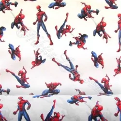 Tissu Coton Spiderman | Tissus Loup