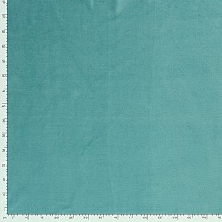 Tissu Velours jersey Turquoise | Tissus Loup