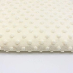 Tissu Minky Écru | Tissus Loup