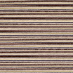 Tissu jersey rayures marron, beige et gris | Tissus Loup