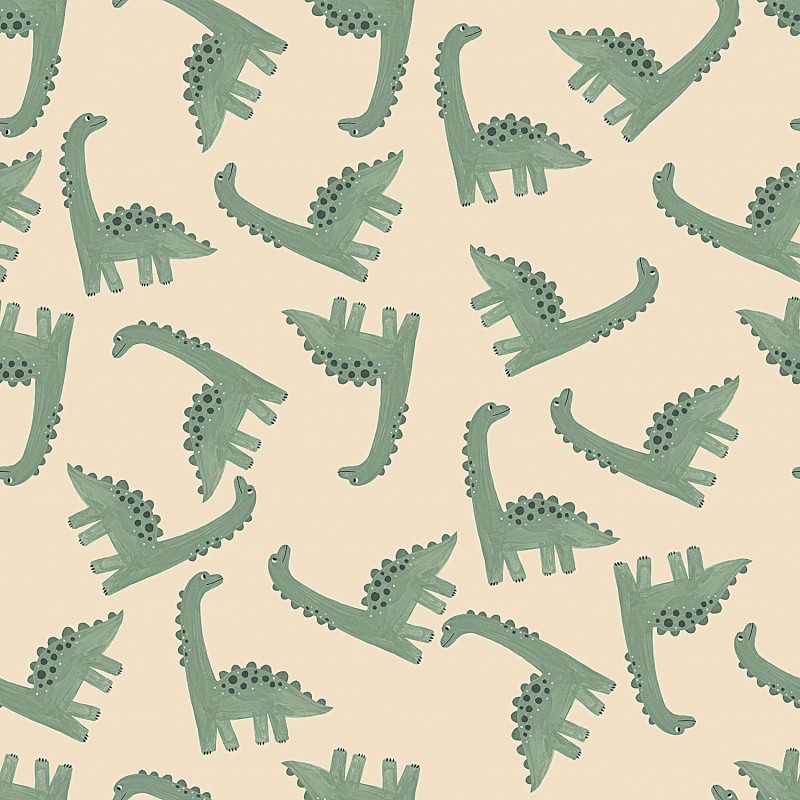 Tissu imperméable Motif Dinosaures| Tissus Loup