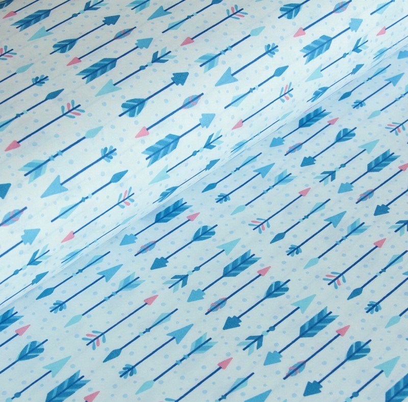 Tissu Flèches bleues — 1