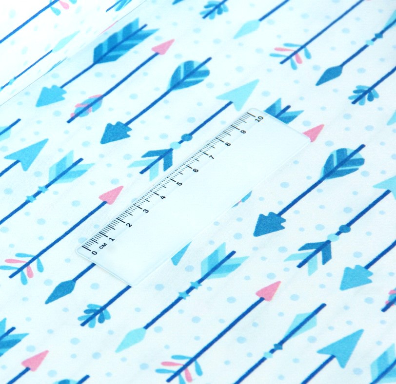 Tissu Flèches bleues — 2