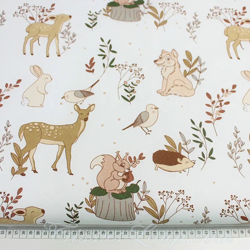 Tissu Loup et ses Amis Animaux — 4