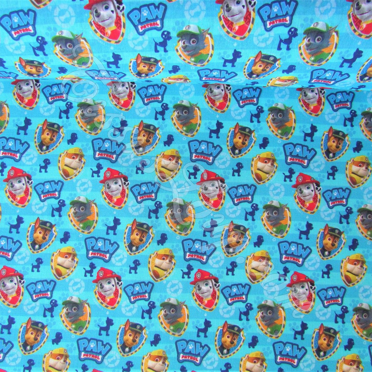 Tissu La Pat Patrouille Fond Bleu — 4