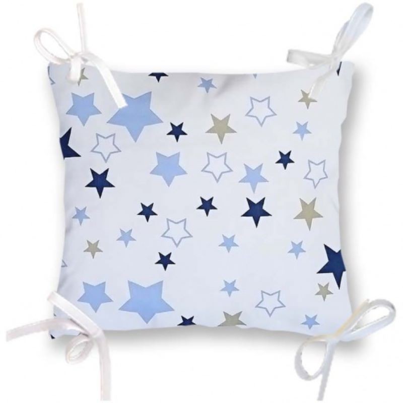 Tissu étoiles bleues et grises — 2