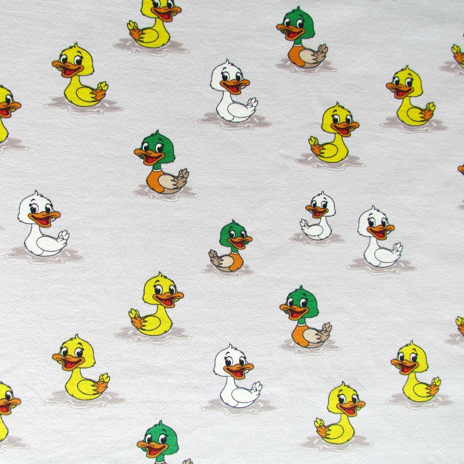 Tissu French Terry Petits Canards — 1