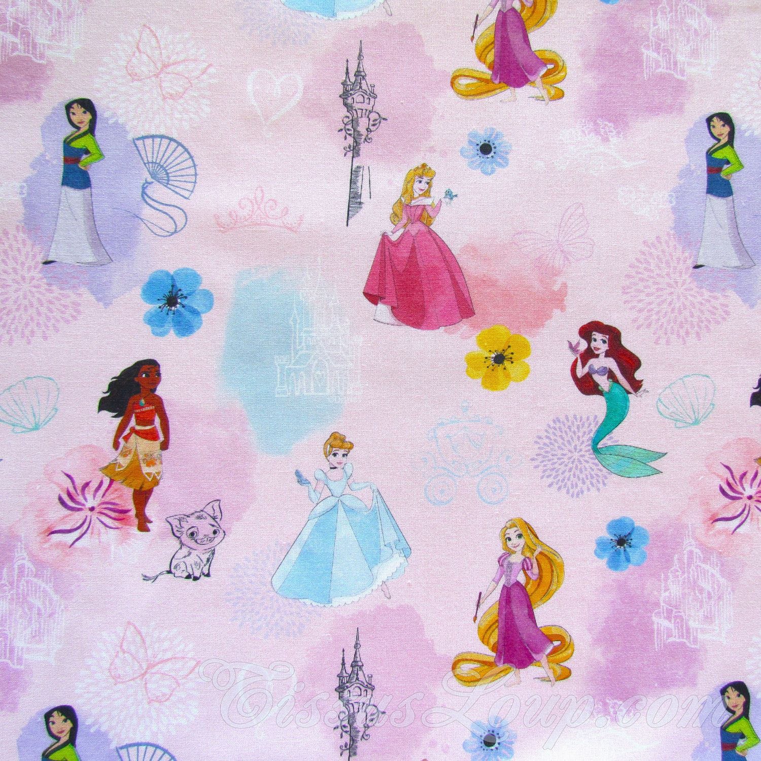 Tissu Princesses Disney — 1