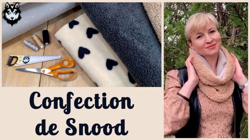 Coudre un Snood réversible