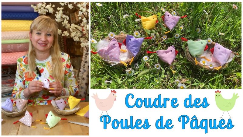 Tuto de couture Poules de Pâques