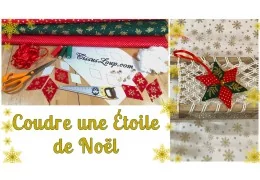 Tuto de couture Étoile de Noël